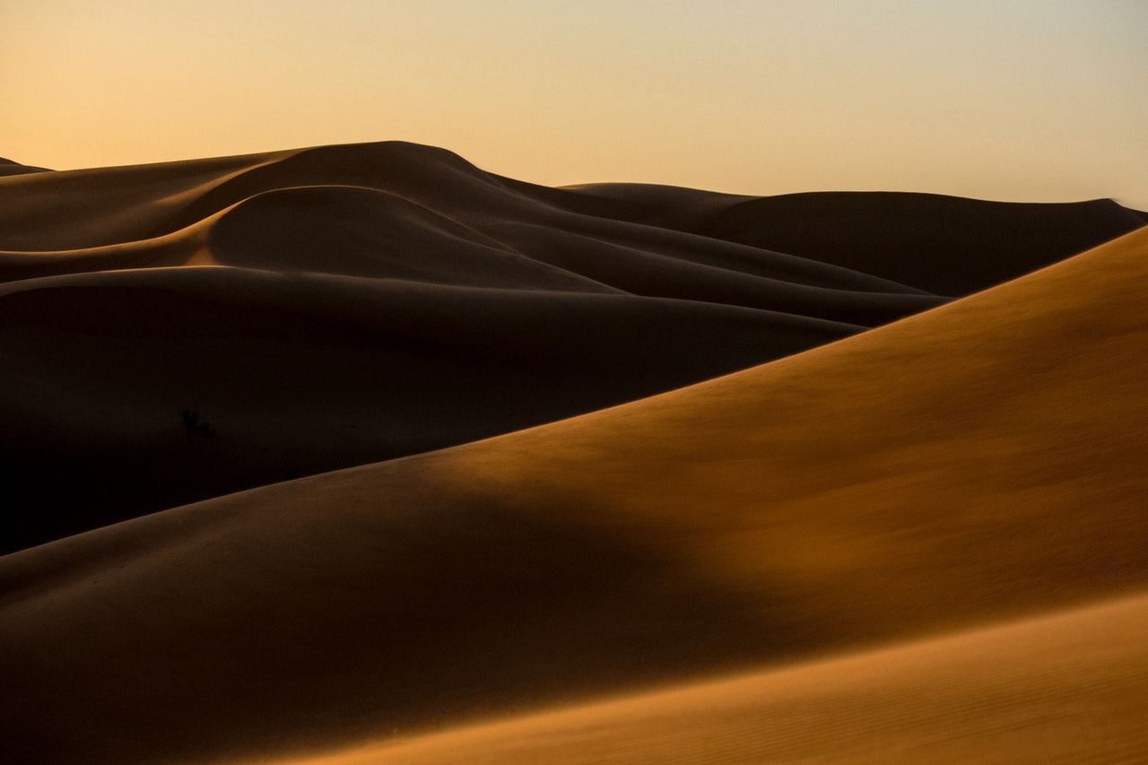 Closeup click of Desert Sands