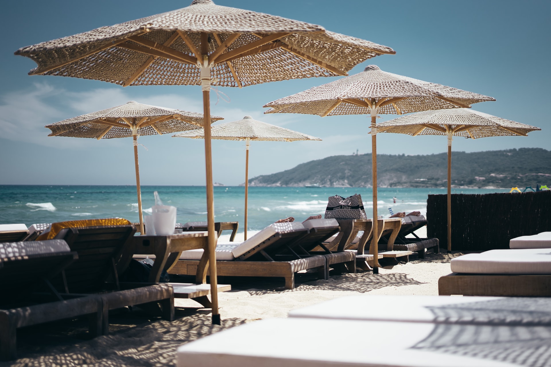 A Beautiful view of Byblos Beach, Saint Tropez, France