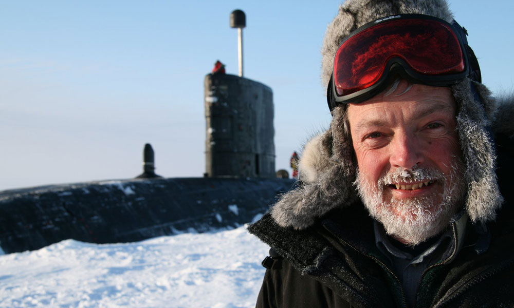 Peter Wadham in the subarctic region