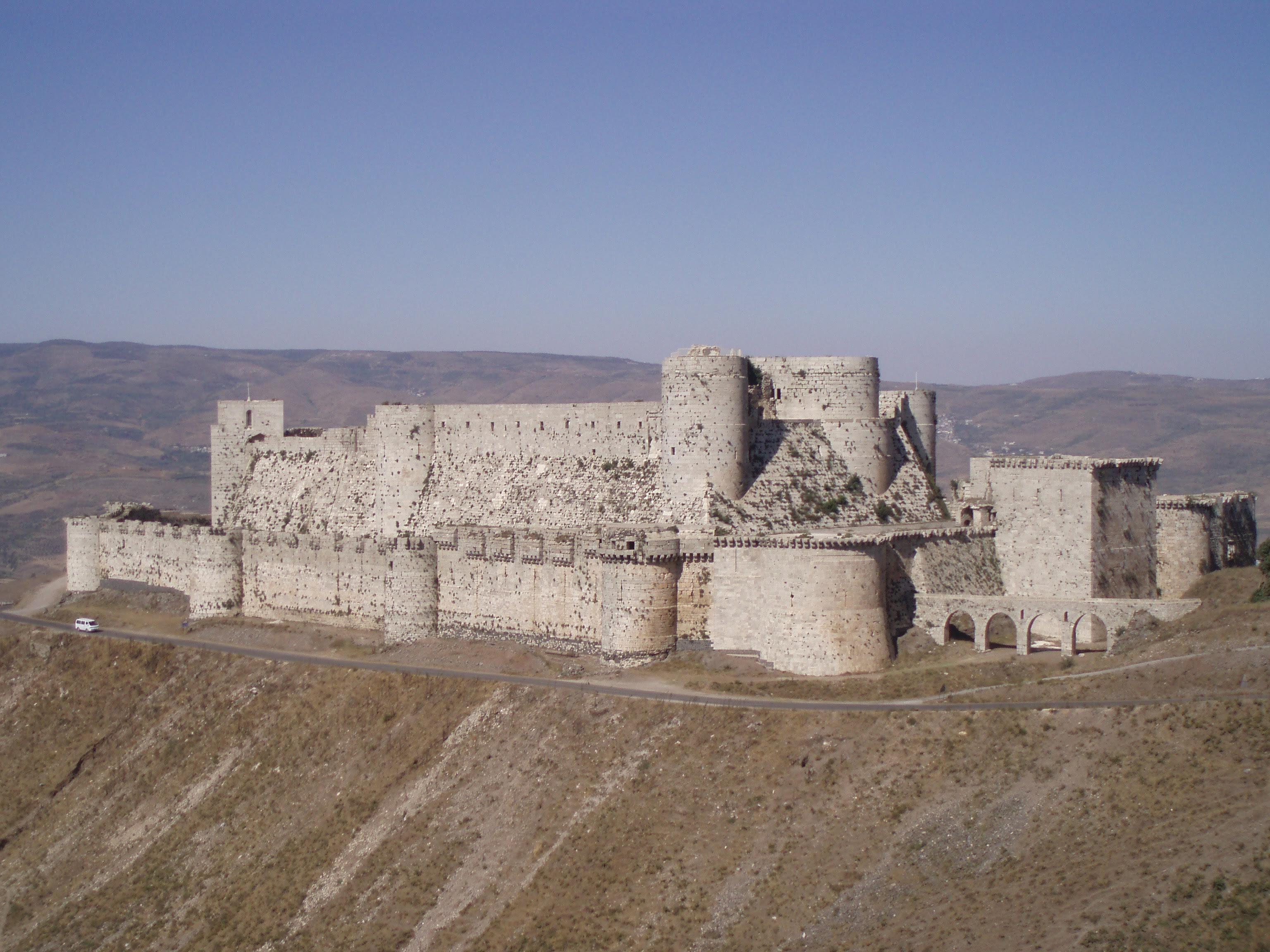A view of krak des chevaliers syria 