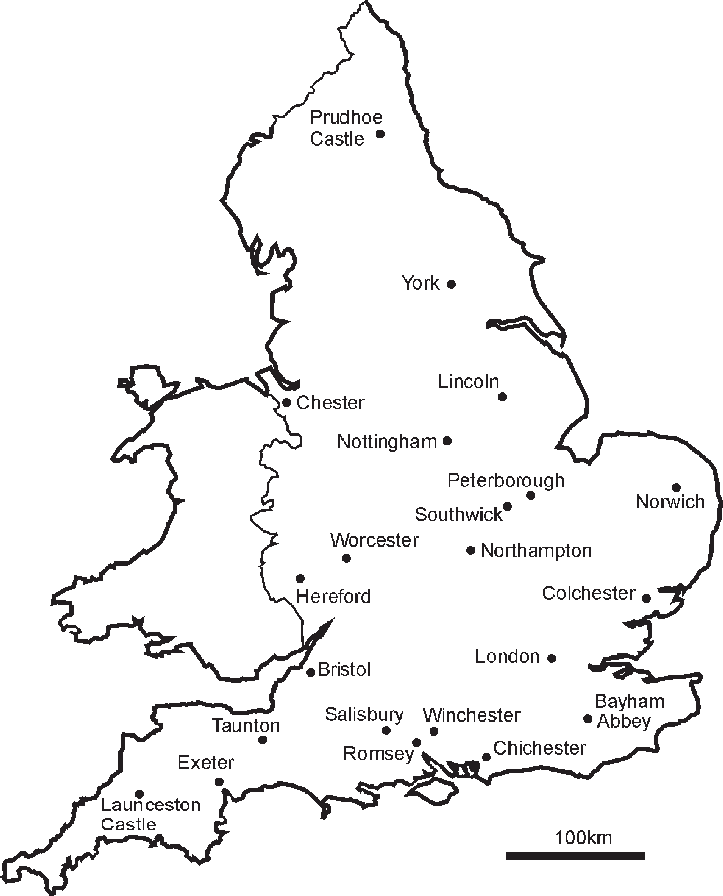 England Wales Map - Perfect Vacation Spot For Castle Lovers