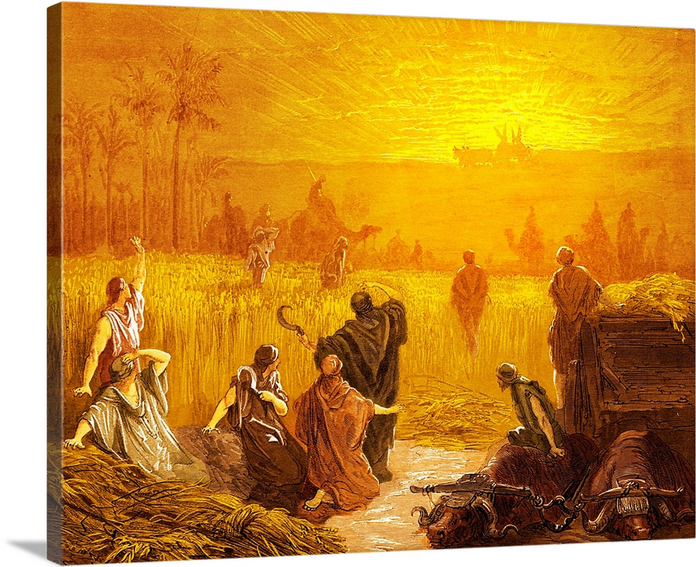 A depiction of the Return of the-ark to Beth Shemesh then to Kiriat Jearim