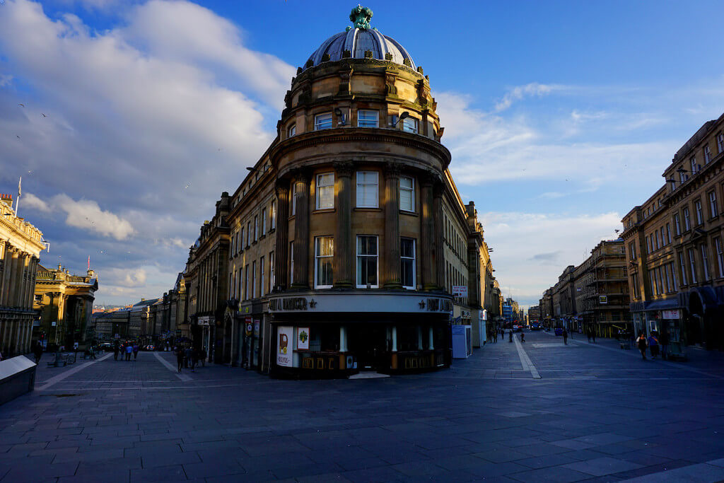 Grey Street, Newcastle, one of the most beautiful streets in England