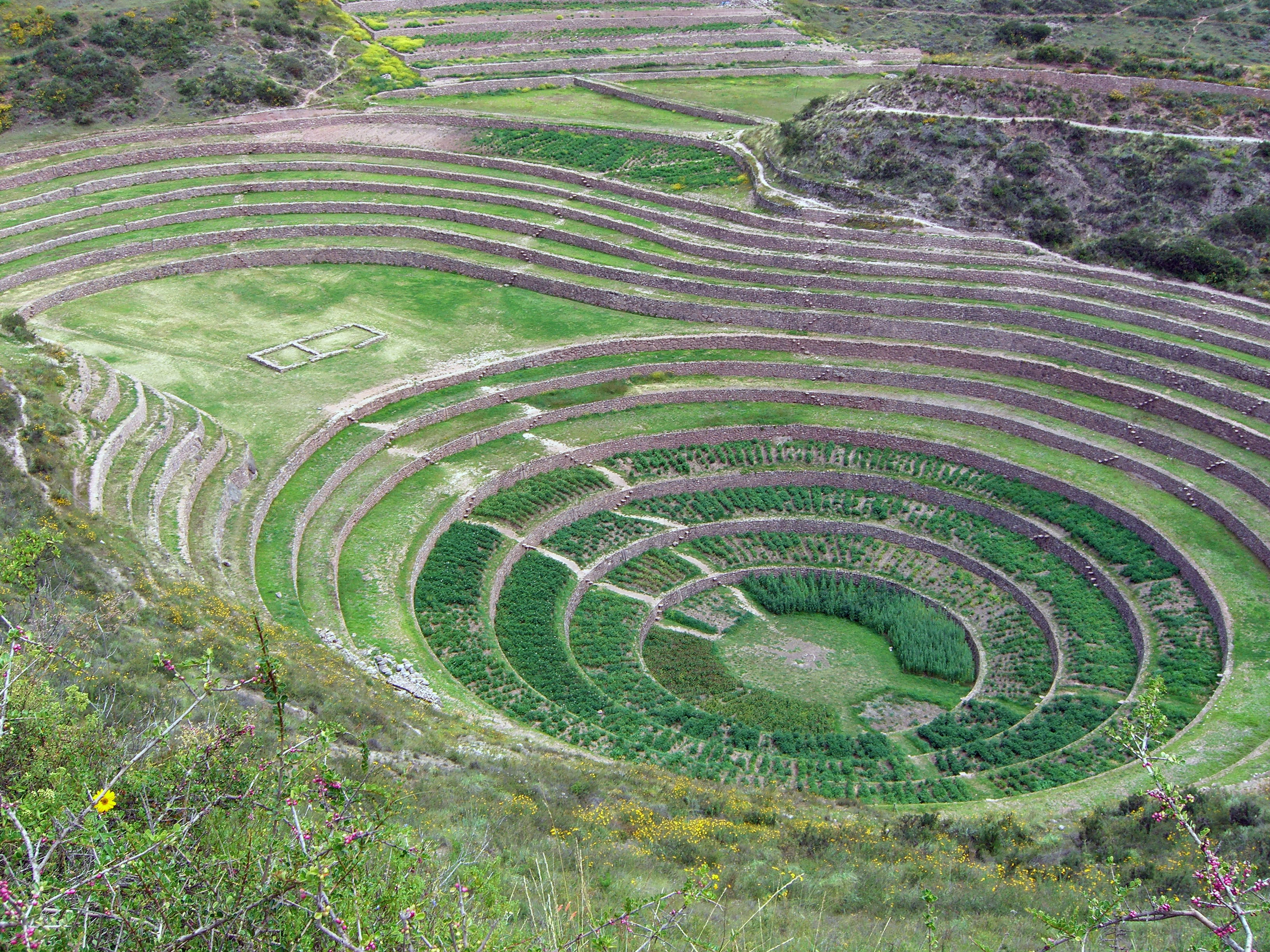 Moray, also known as Muray in Quechua, a collection of terraced circular architecture