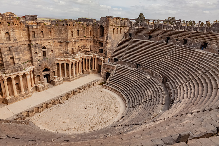 A View of Ancient Bosra Syria
