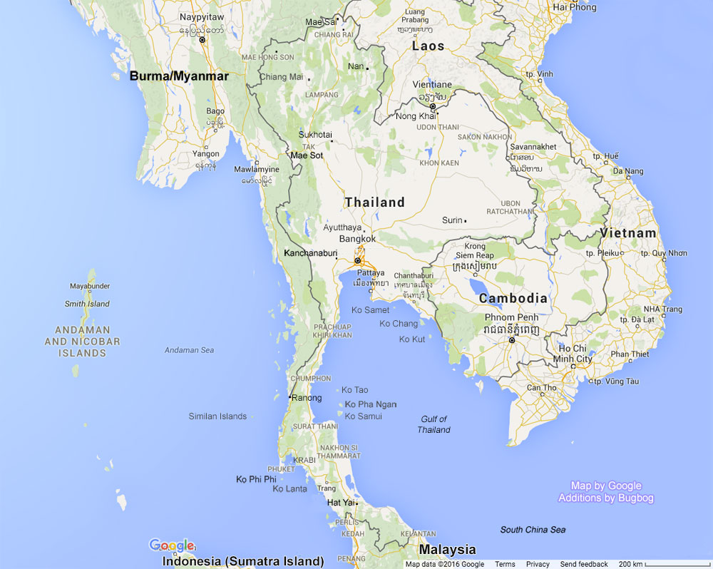 Thailand Map - Complete Tour Guide For 2022