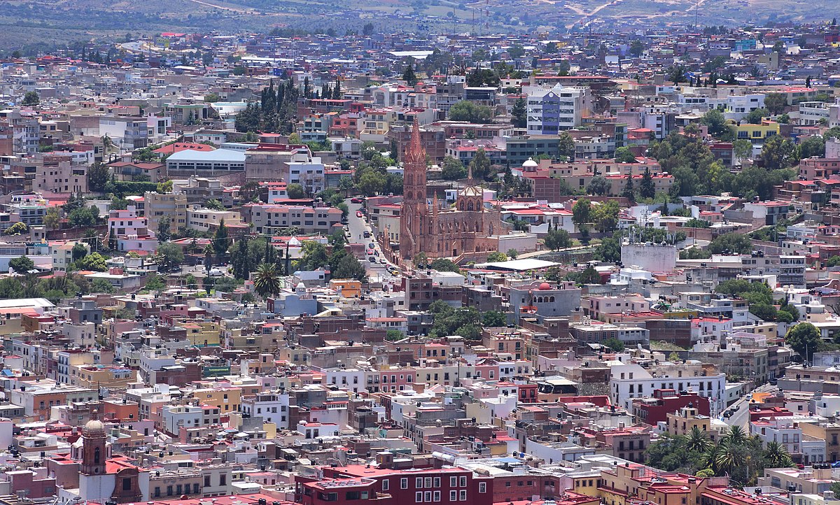 Map Of Zacatecas Mexico - Now And Its Bloody History