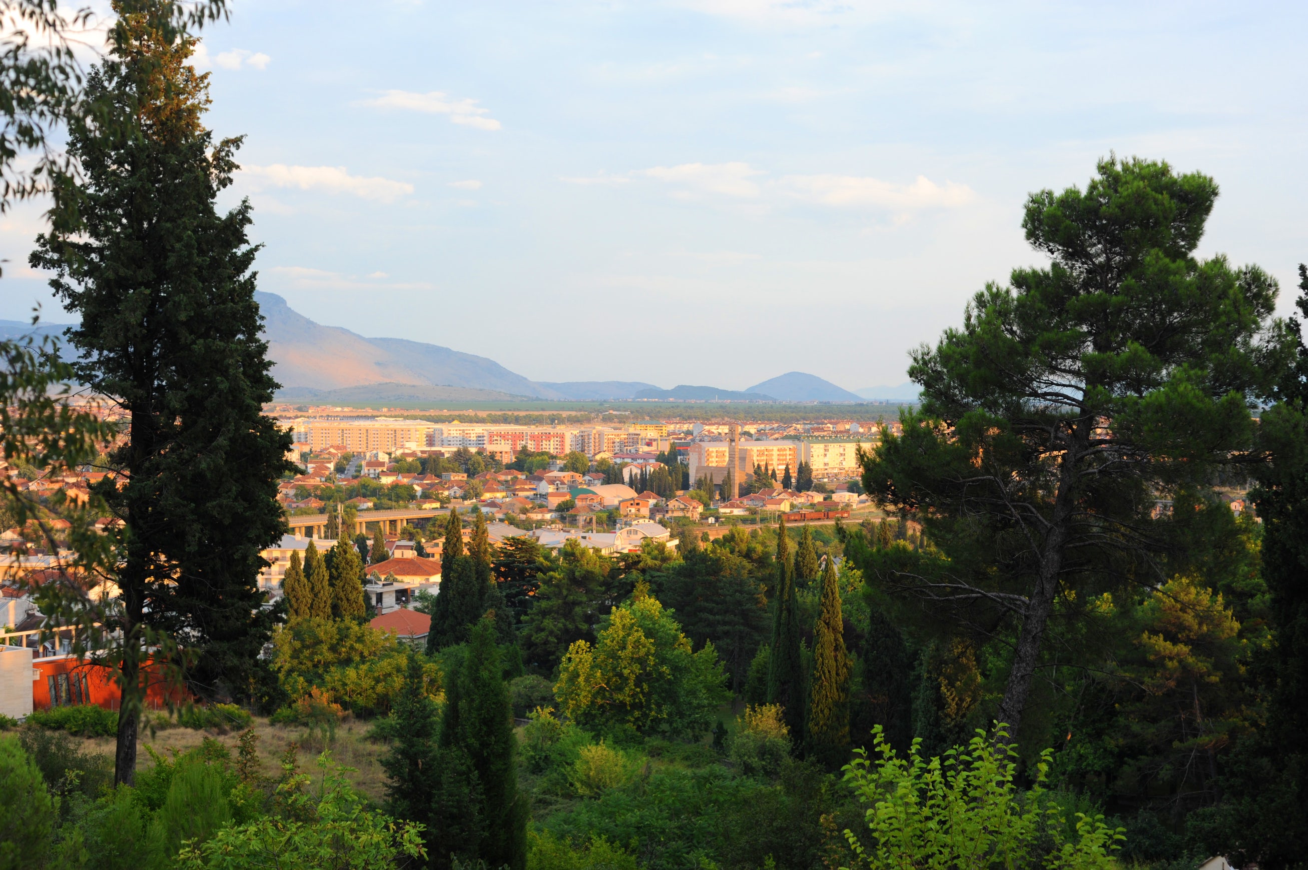 Gorica Hill with the view of the city below