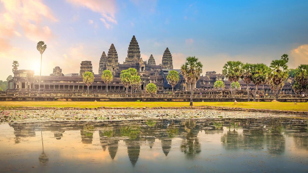 Angkor Wat During Sunrise