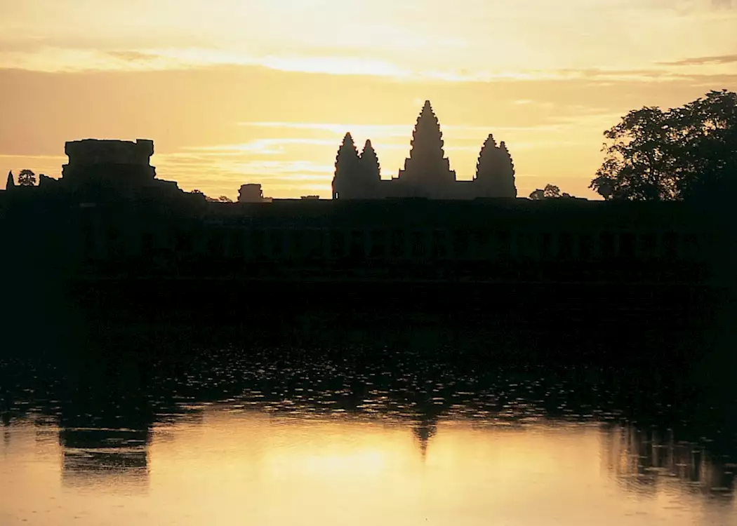 Angkor Wat During Sunset