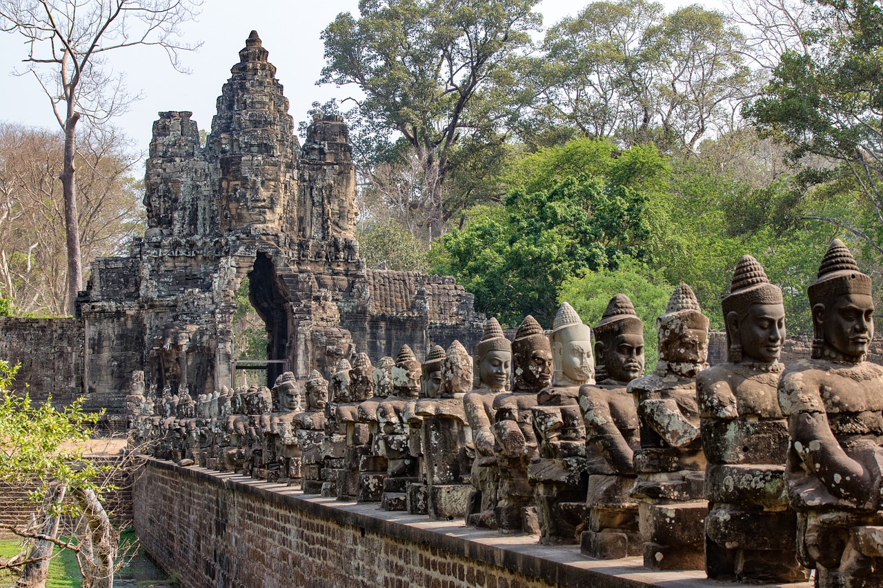 Carvings Of Angkor Wat