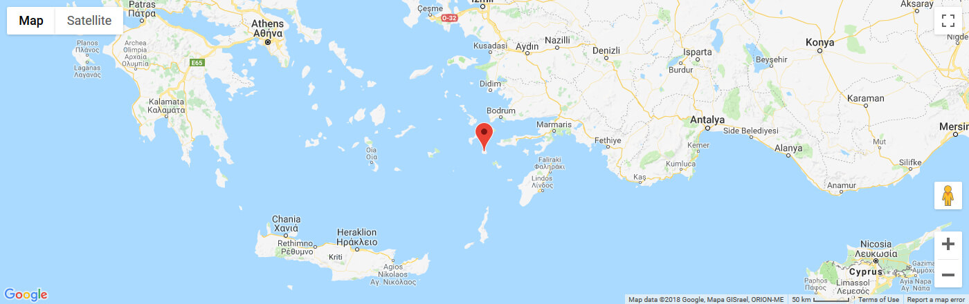 Map Of Nisyros