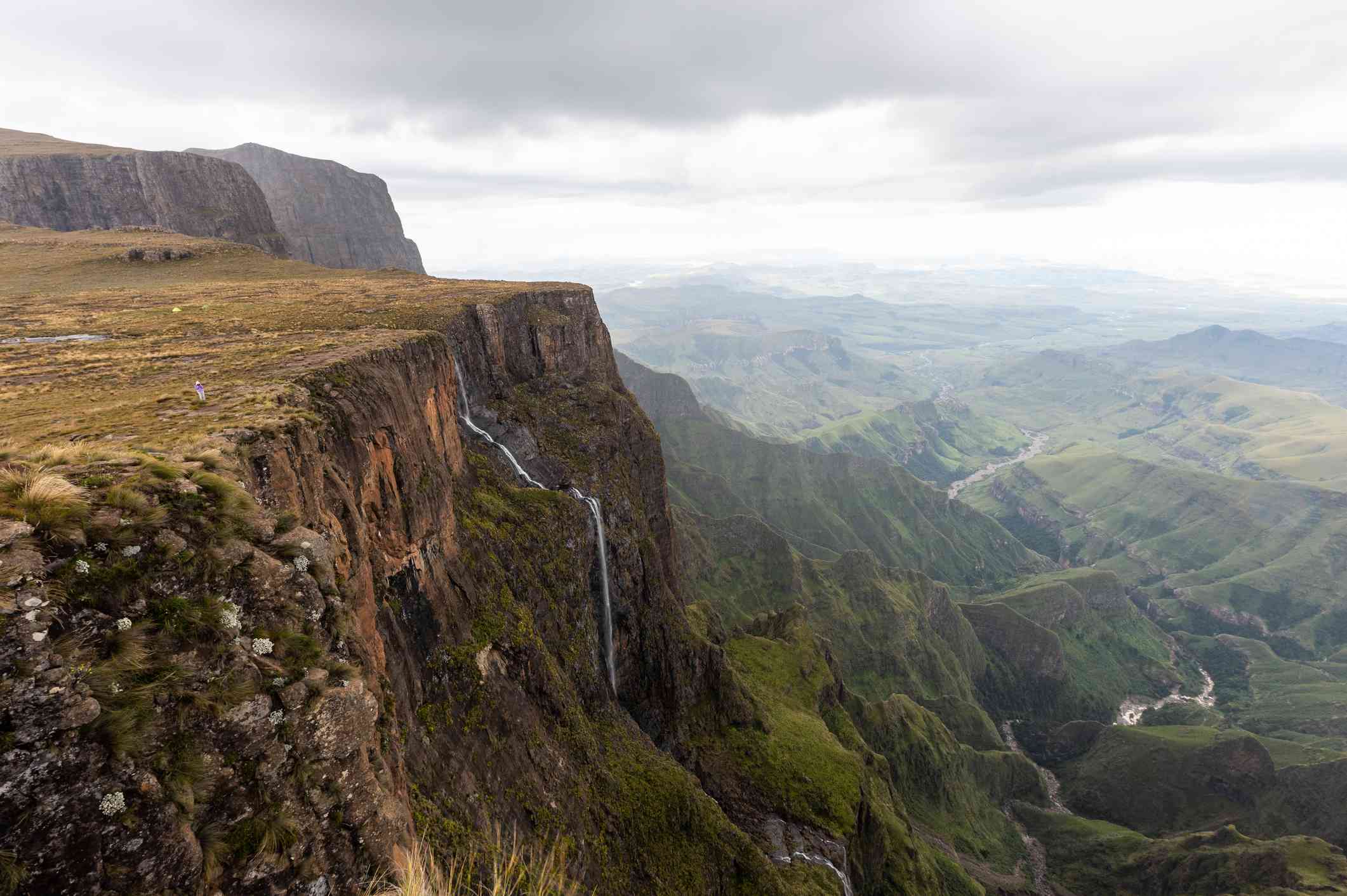 The Majestic view of one cliff in Drakensberg