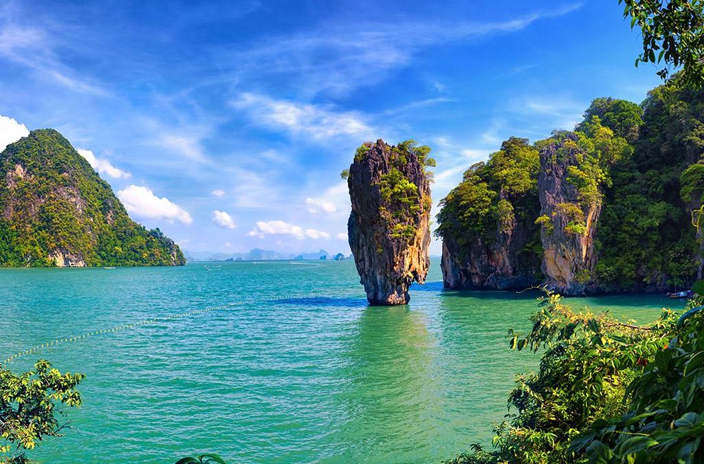 An amazing view of an island in Phuket