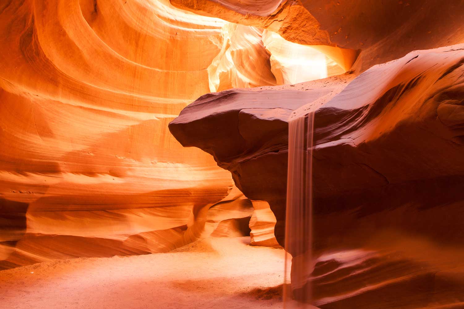 A View Of The Antelope Canyon