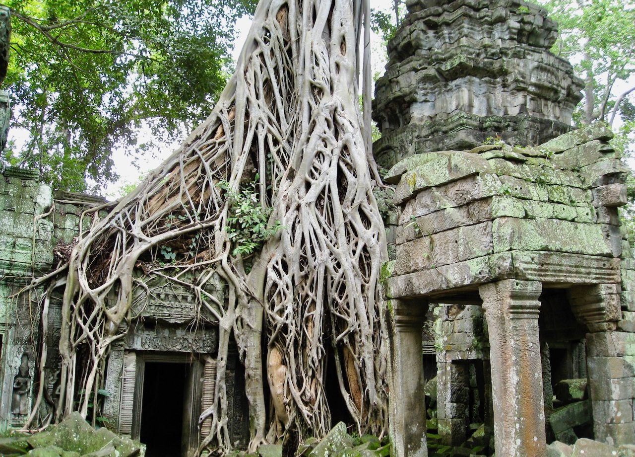 A Temple Inside The Angkor Wat Complex