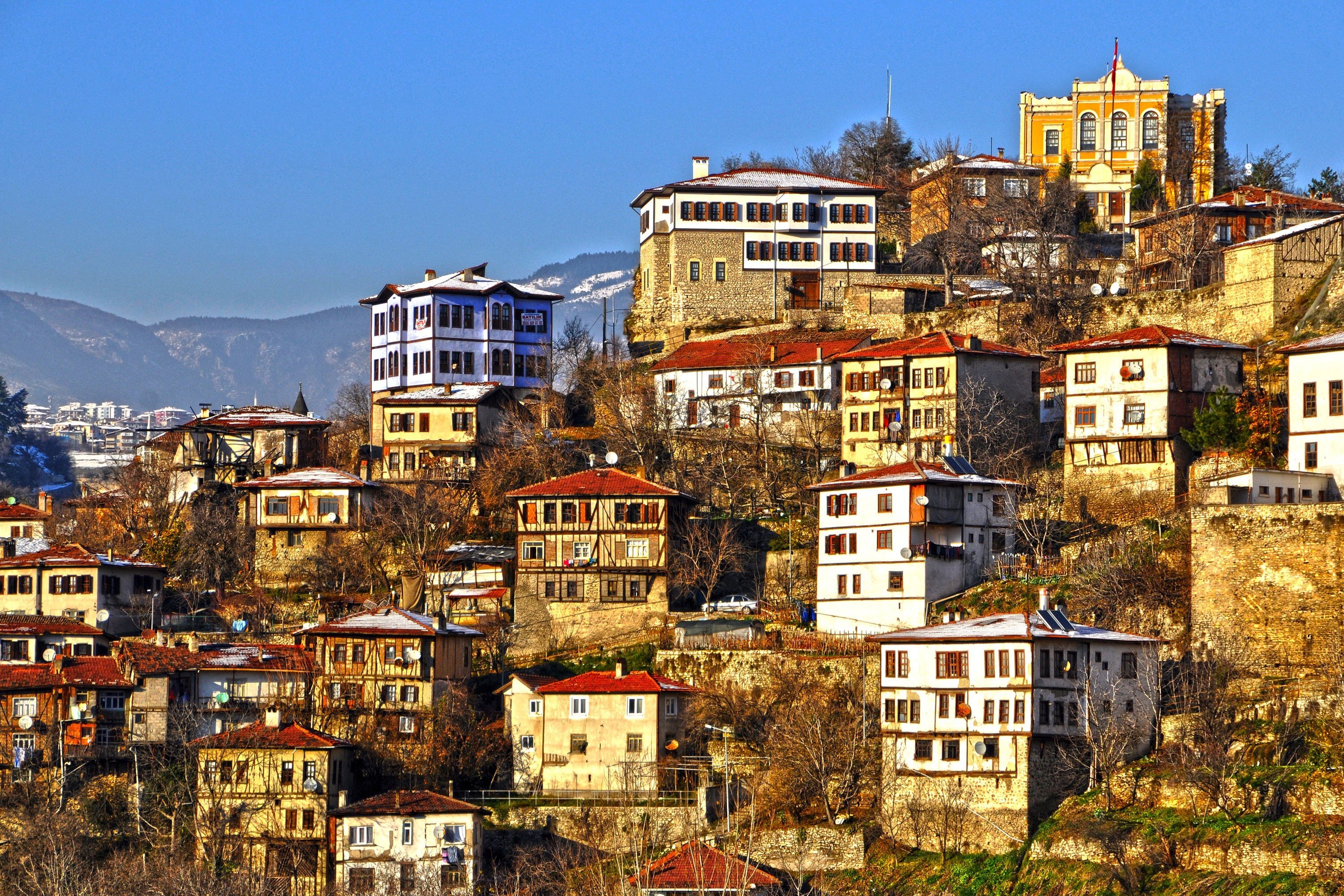 The Stunning view of Ottoman Houses during daytime