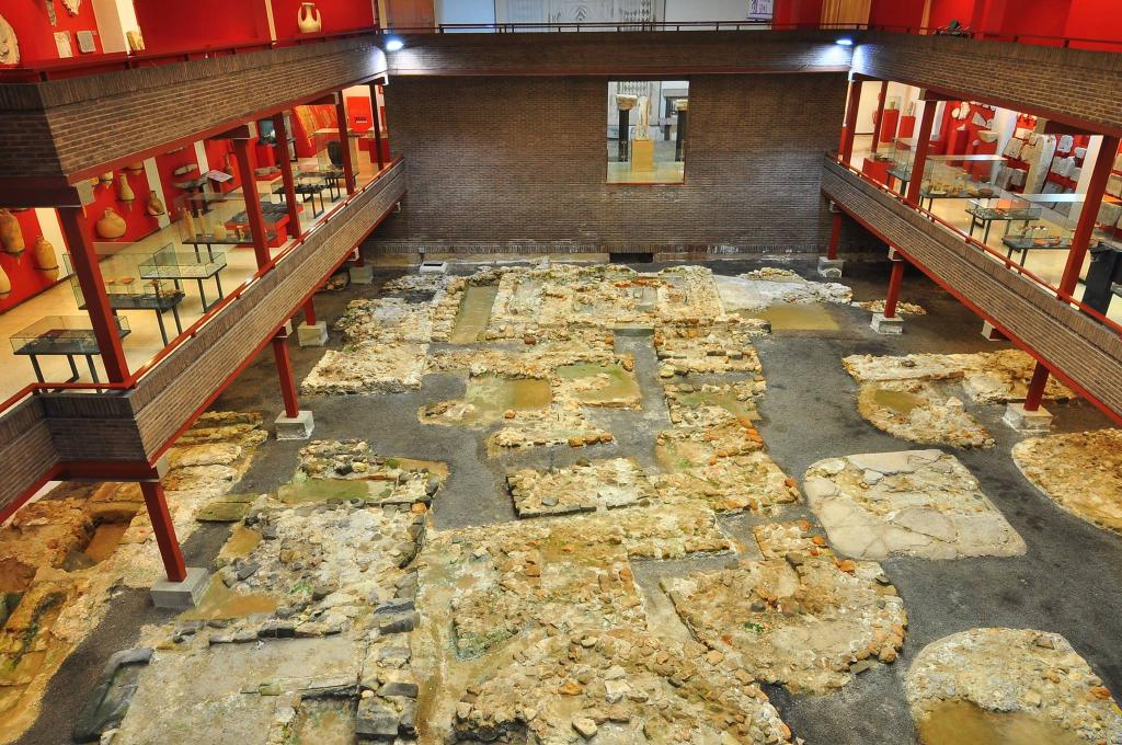 A part inside Murcia Archaeological Museum
