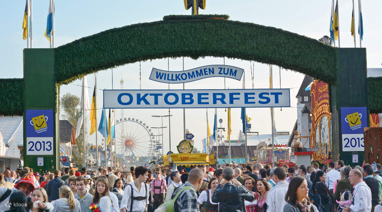 Tourists flocking during Oktoberfest