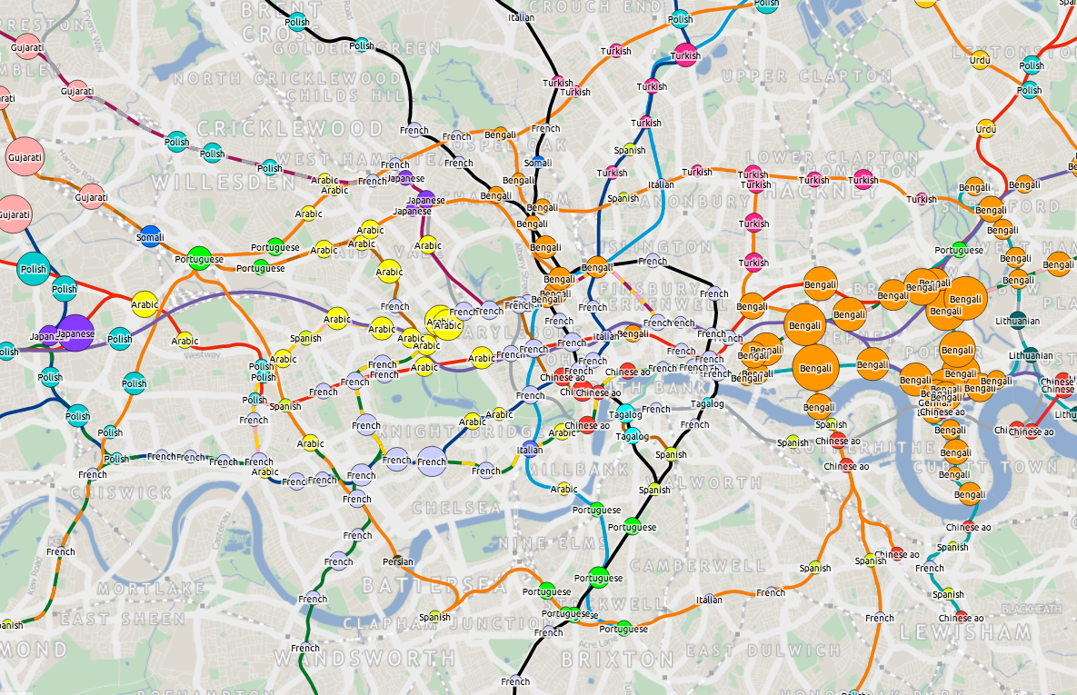 London's language map