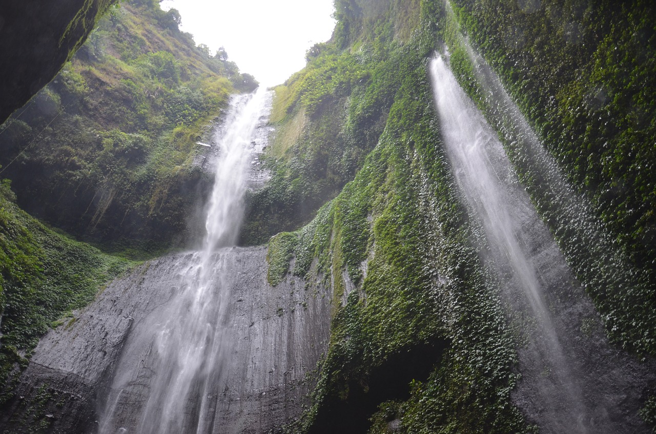 A Waterfall In Indonesia