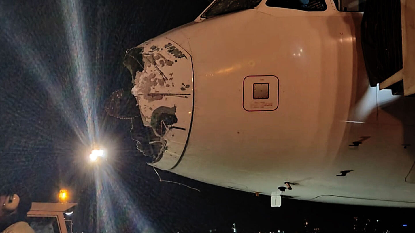 Severe Weather Forced A Damaged Plane For An Emergency Landing At Silvio Pettirossi International Airport