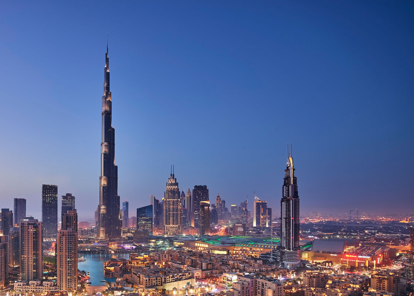 A stunning view of Burj Khalifa