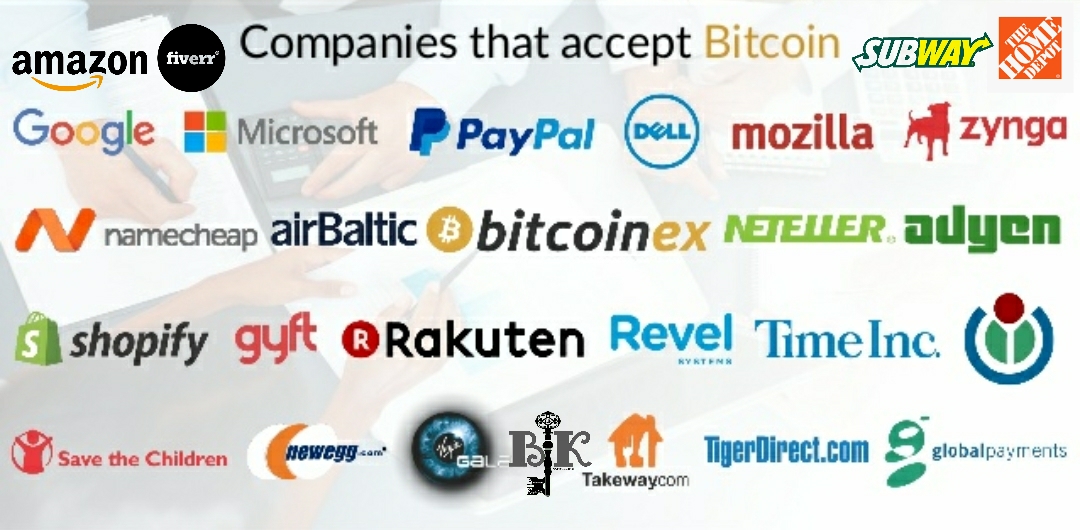 A number of brands that accepts Bitcoin