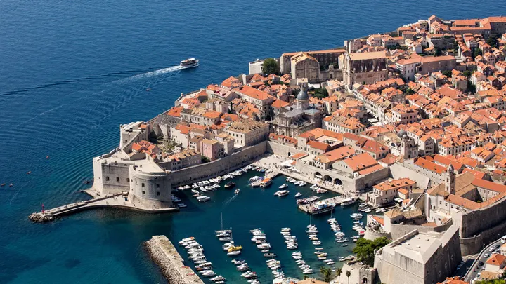 A view of the Old Town of Dubrovnik