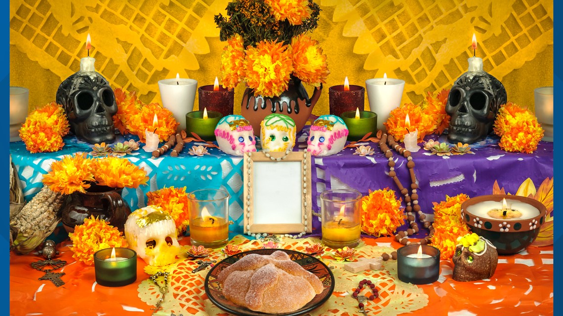 A Shrine during The Day Of The Dead