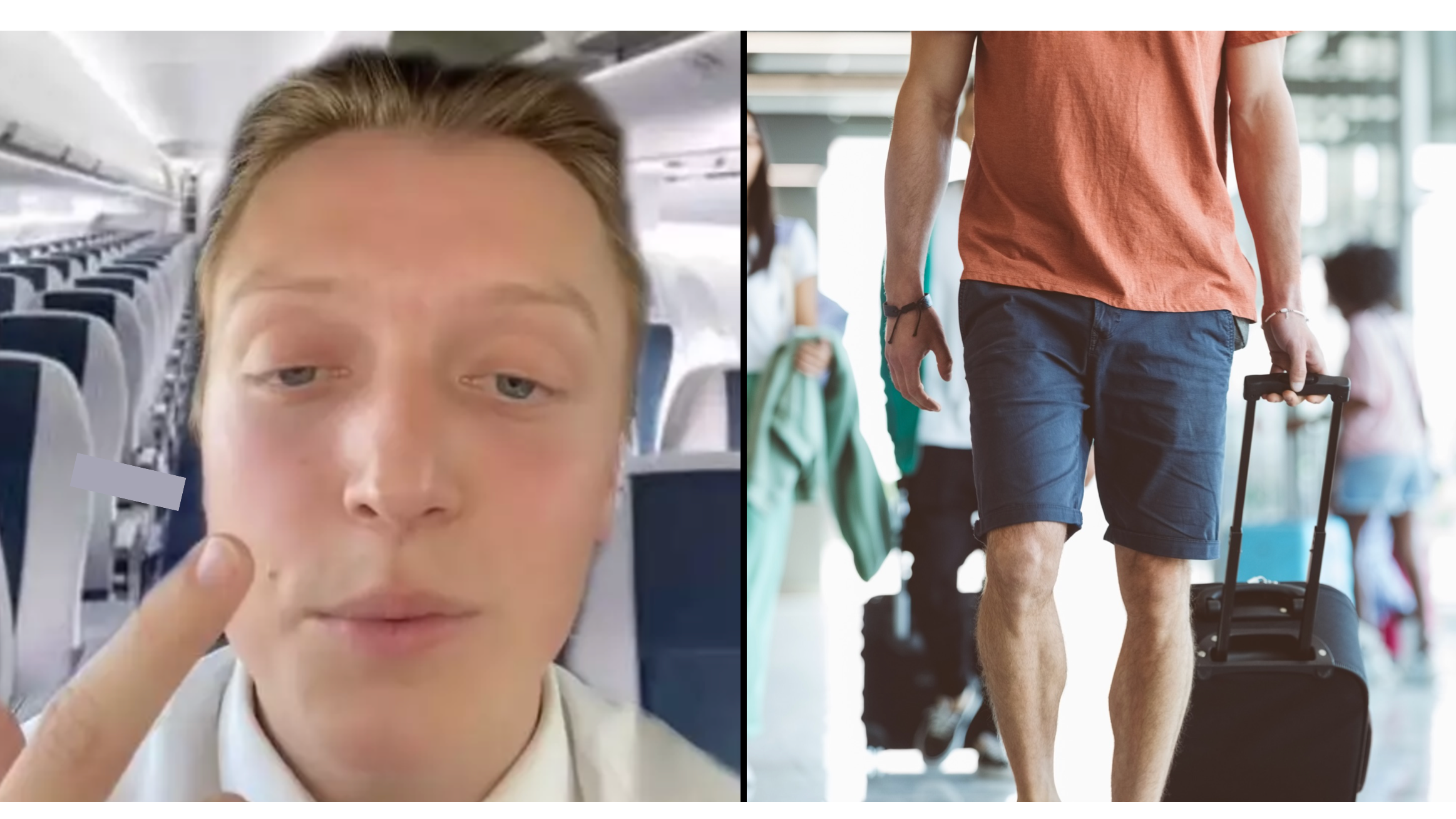 Flight Attendant Advised Passengers Not To Wear Shorts On The Plane