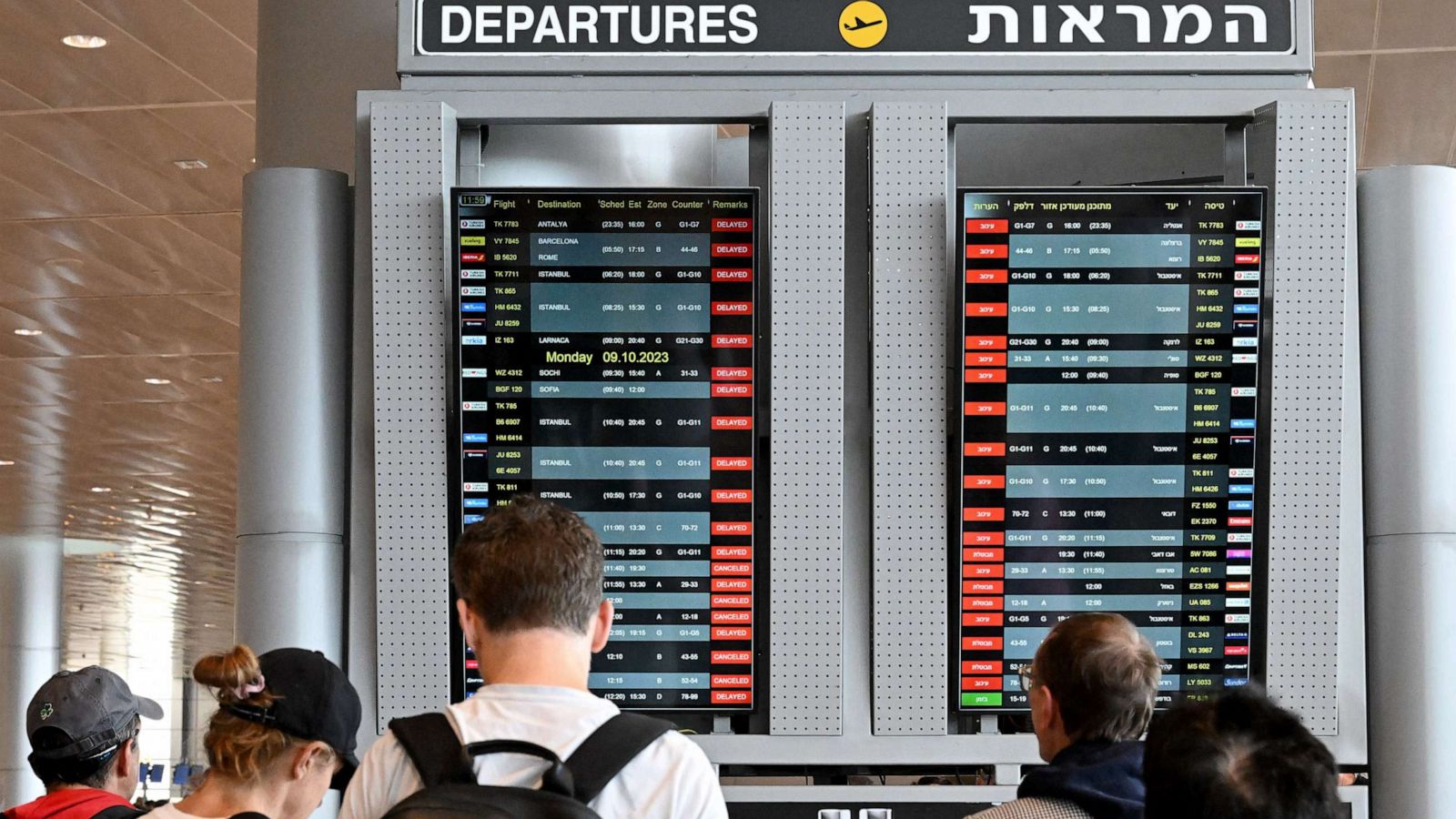 Major Airline Operations To Israel Halted After The Hamas Attack
