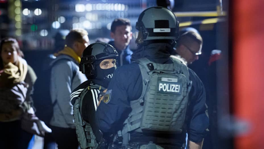 Police in Hamburg Airport