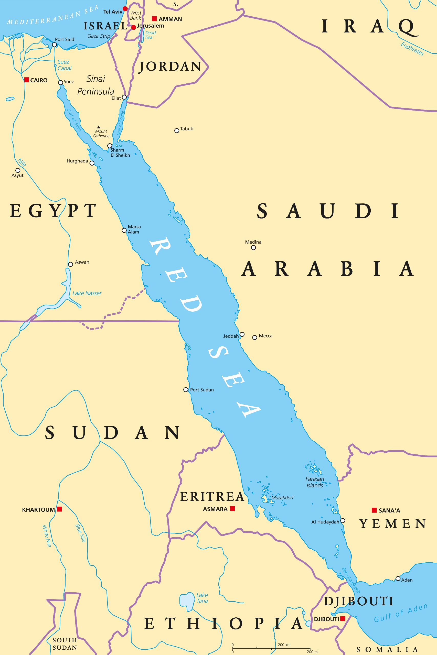 Red Sea Map A Comprehensive Guide
